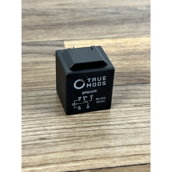 TRUE MODS ELECTRICAL RELAY BLACK EPS131R - 30/40A 12VDC - Picture 5 of 5